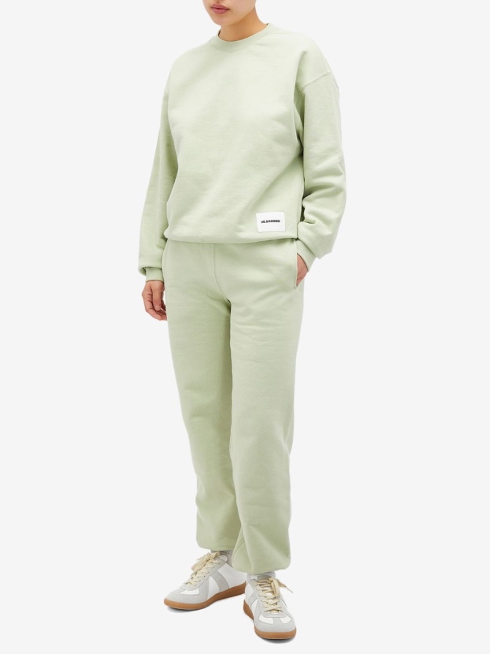 Jil Sander+ Cotton Drawstring Jogger Pants Green XS NWT